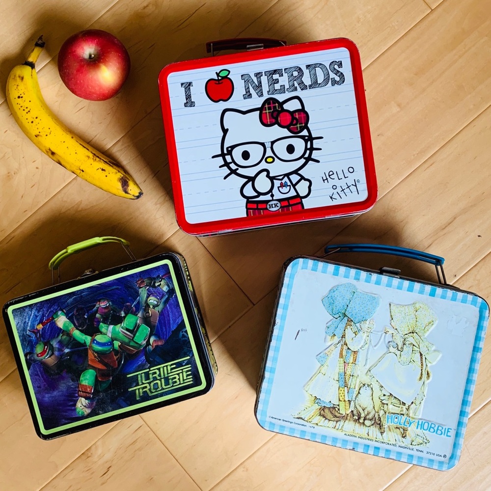 3 Collectable Metal Lunch Boxes